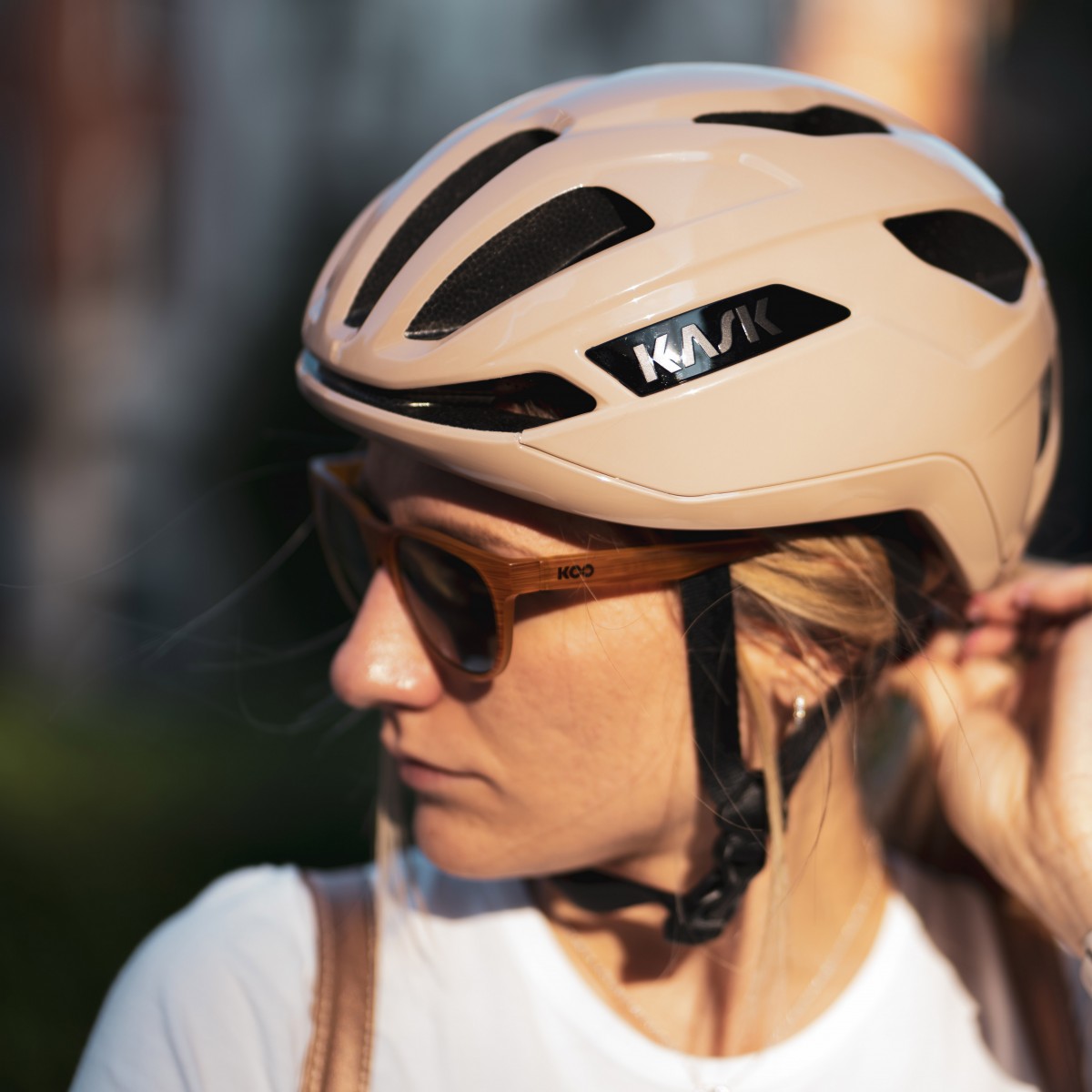 KASK SINTESI Silniční přilba béžová