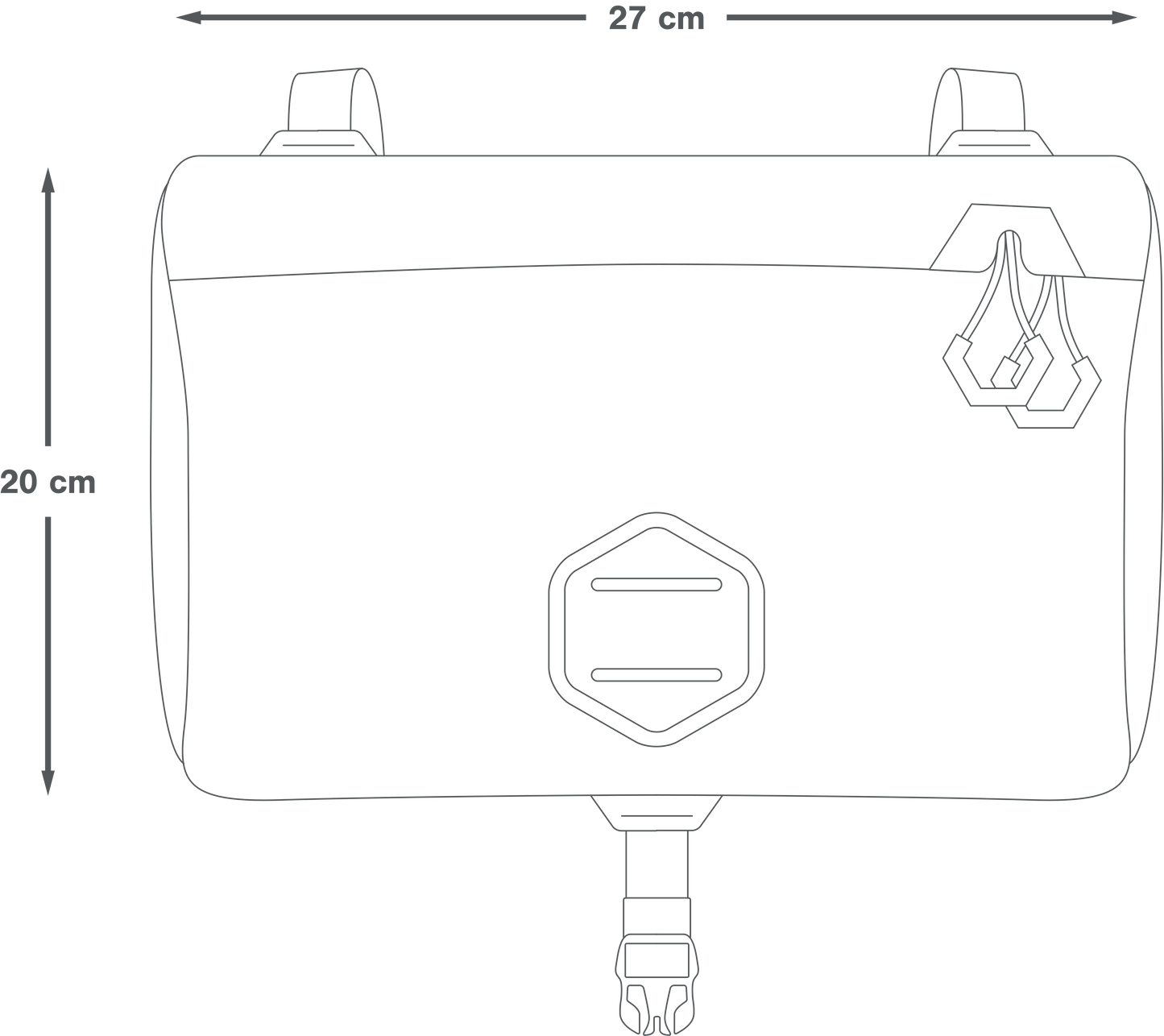 Handlebar bag APIDURA EXPEDITION ACCESSORY POCKET 4.5L