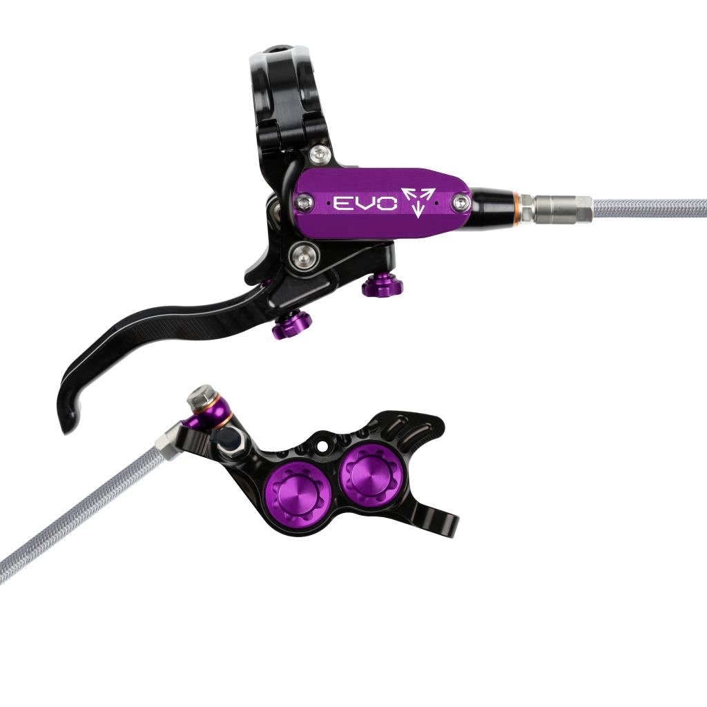 Rear brake HOPE TECH 4 EVO GR4 Aviation Black/Violet