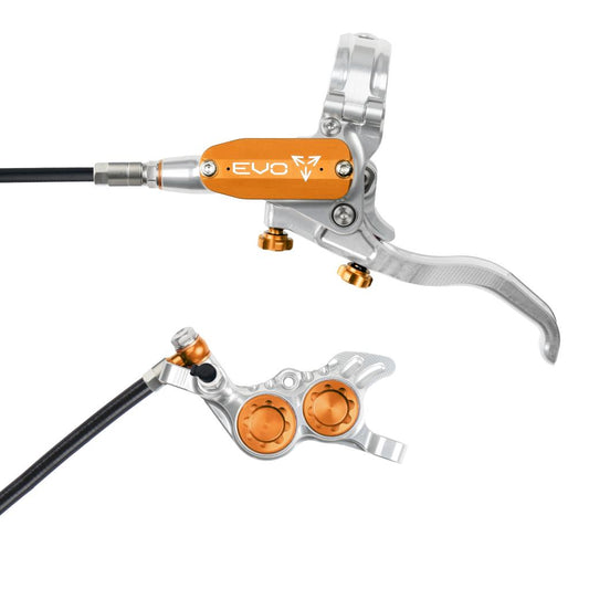HOPE TECH 4 EVO GR4 přední brzda stříbrná/oranžová