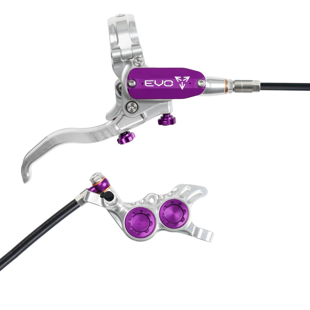 HOPE TECH 4 EVO GR4 rear brake Silver/Violet
