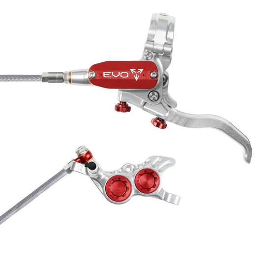 Front brake HOPE TECH 4 EVO GR4 Aviation Silver/Red