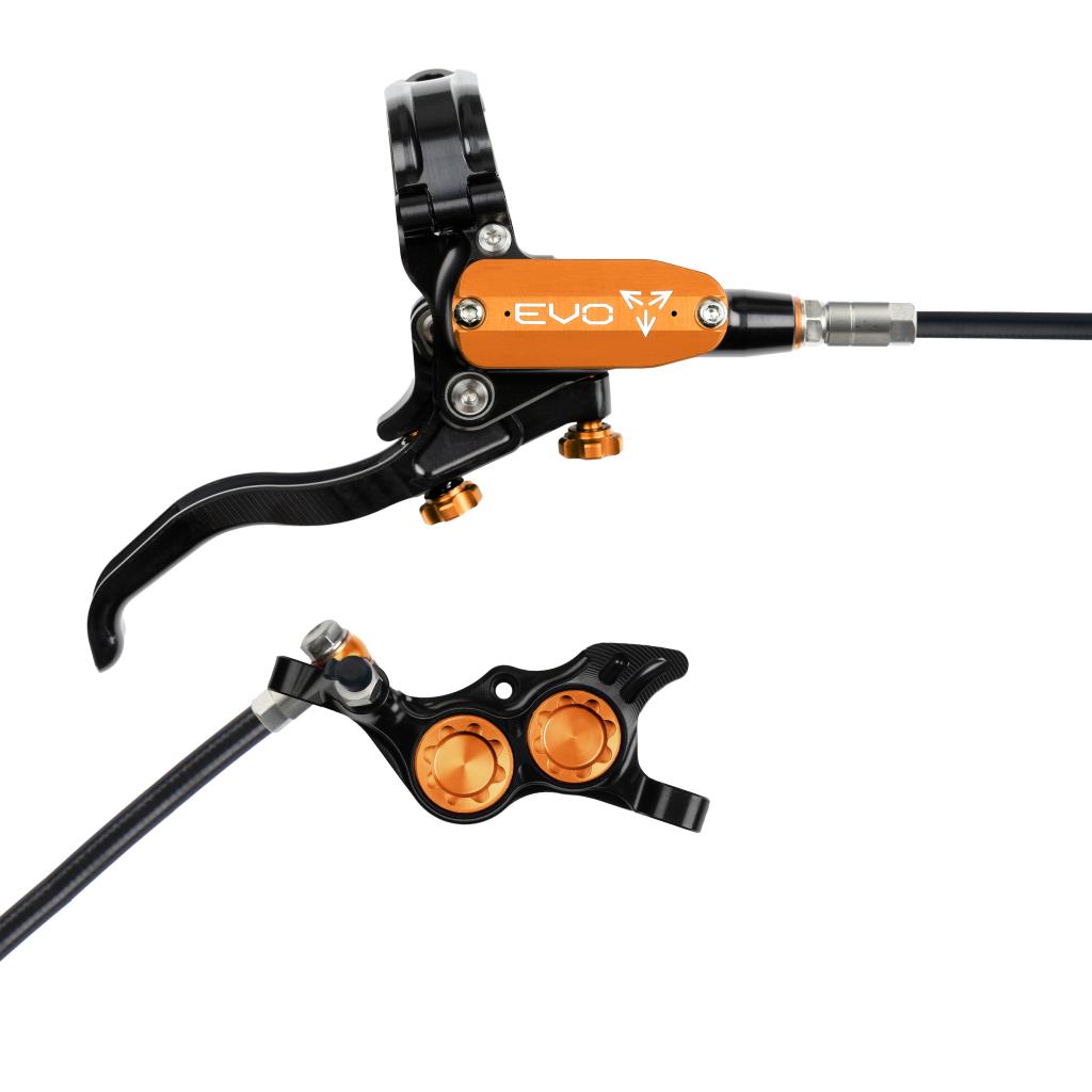 HOPE TECH 4 EVO TR4 zadní brzda černá/oranžová