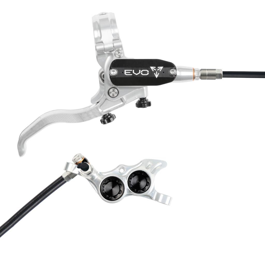 HOPE TECH 4 EVO TR4 Zadní brzda stříbrná/černá