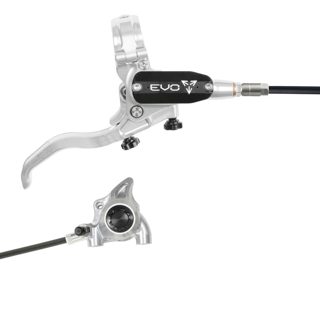 HOPE TECH 4 EVO X2 FM zadní brzda stříbrná/černá