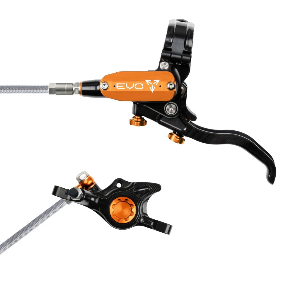HOPE TECH 4 EVO X2 PM Aviation front brake Black/Orange