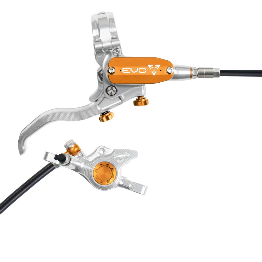 Zadní brzda HOPE TECH 4 EVO X2 PM Silver/Orange