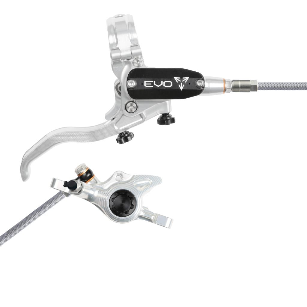 HOPE TECH 4 EVO X2 PM Aviation Zadní brzda stříbrná/černá