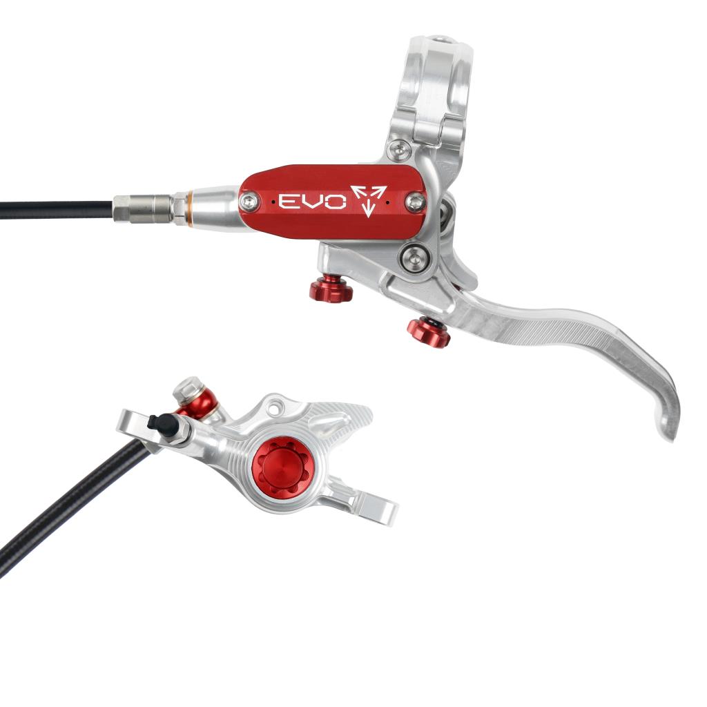 Front brake HOPE TECH 4 EVO X2 PM Silver/Red