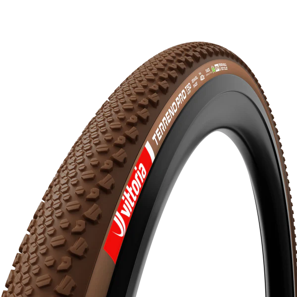 VITTORIA Terreno Pro T50 Mixed 700x35c Gravel Race Natural Tubeless Ready Soft Beige Q2 2025 tire