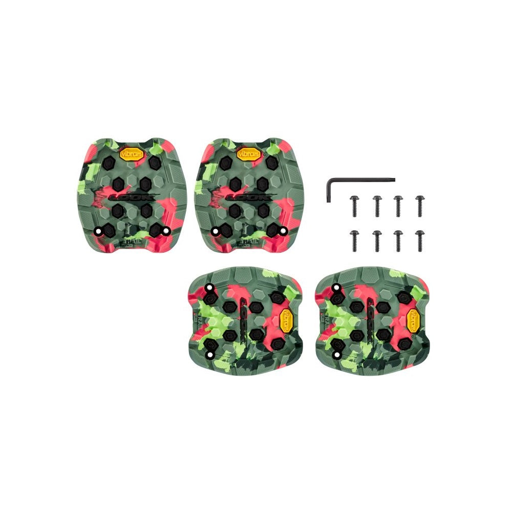 Ploché vložky do pedálů Look Trail Grip Camo (x4)