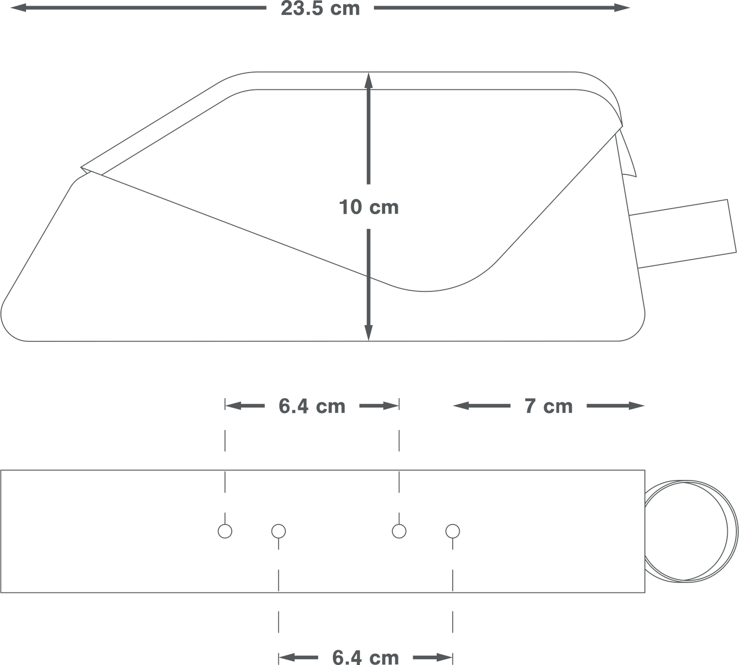 Brašna na rám APIDURA RACING BOLT-ON TOP TUBE PACK 1 L Black