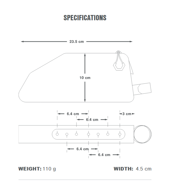 Brašna na rám APIDURA EXPEDITION BOLT ON TOP TUBE PACK 1 L Black
