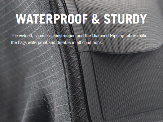 USWE TOP TUBE ZIPPERED 1,2 l rámová taška černá
