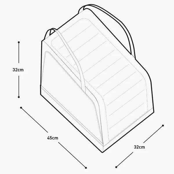 EVOC BAG 35L cestovní taška černá