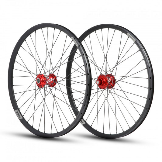 PRDIE 24" (507mm) Control V1 Helium Disc Axes 20/10mm Wheelset Red